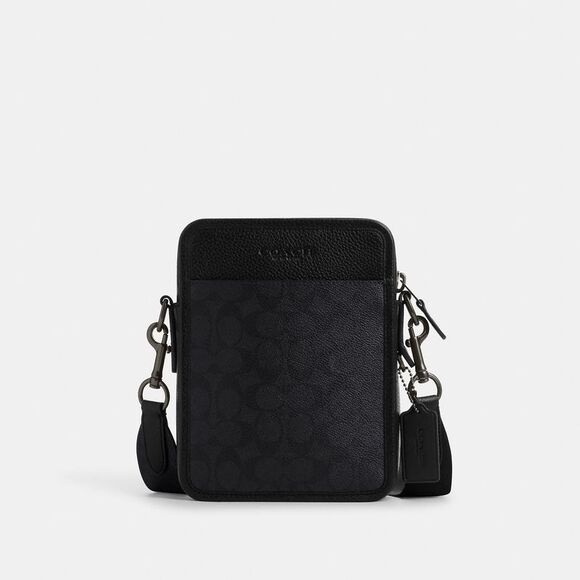 NWT Coach Outlet Sullivan Crossbody In Signature Canvas - Picture 1 of 5
